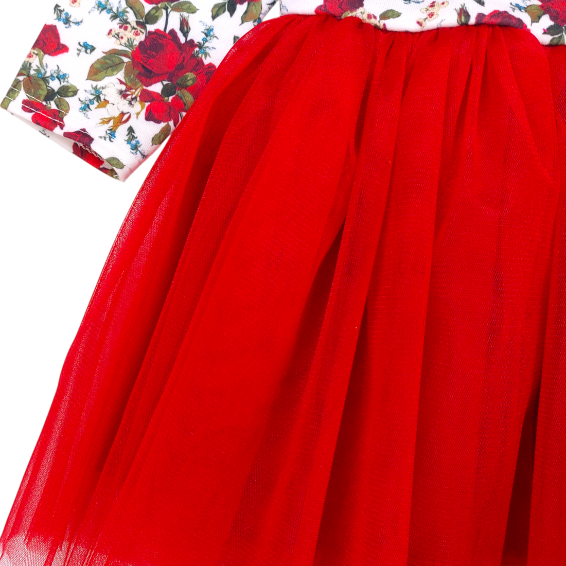 Schwarzes Rosenkleid für Mädchen Guliwerkids 12994-161224-14