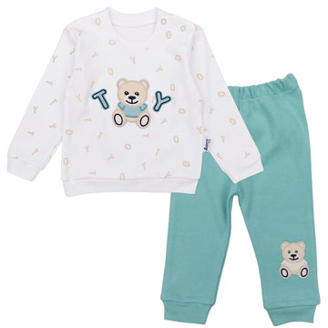 Spielzeug-Baumwollset für Jungen grün Annora 713-7125-48