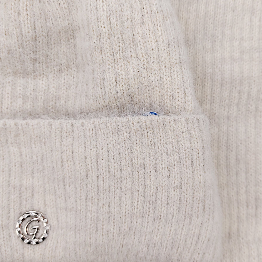 Set Mütze mit Schal für Mädchen, beige, Grans K-33-151124-1