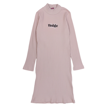 Beige gestreiftes Mädchenkleid Viollen 4846-61224-1