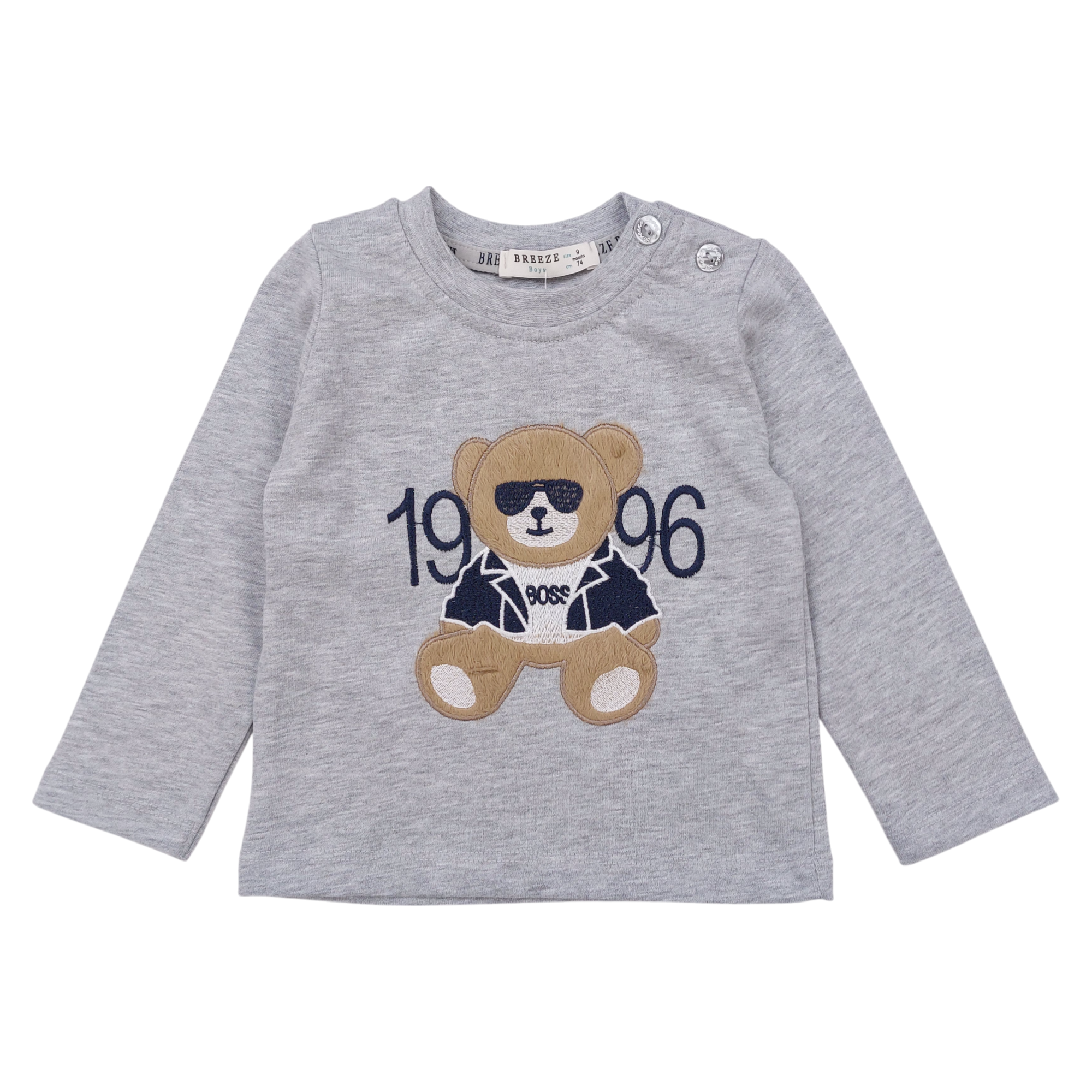 Teddybärbluse für Jungen Gray Breeze 21143-7125-42