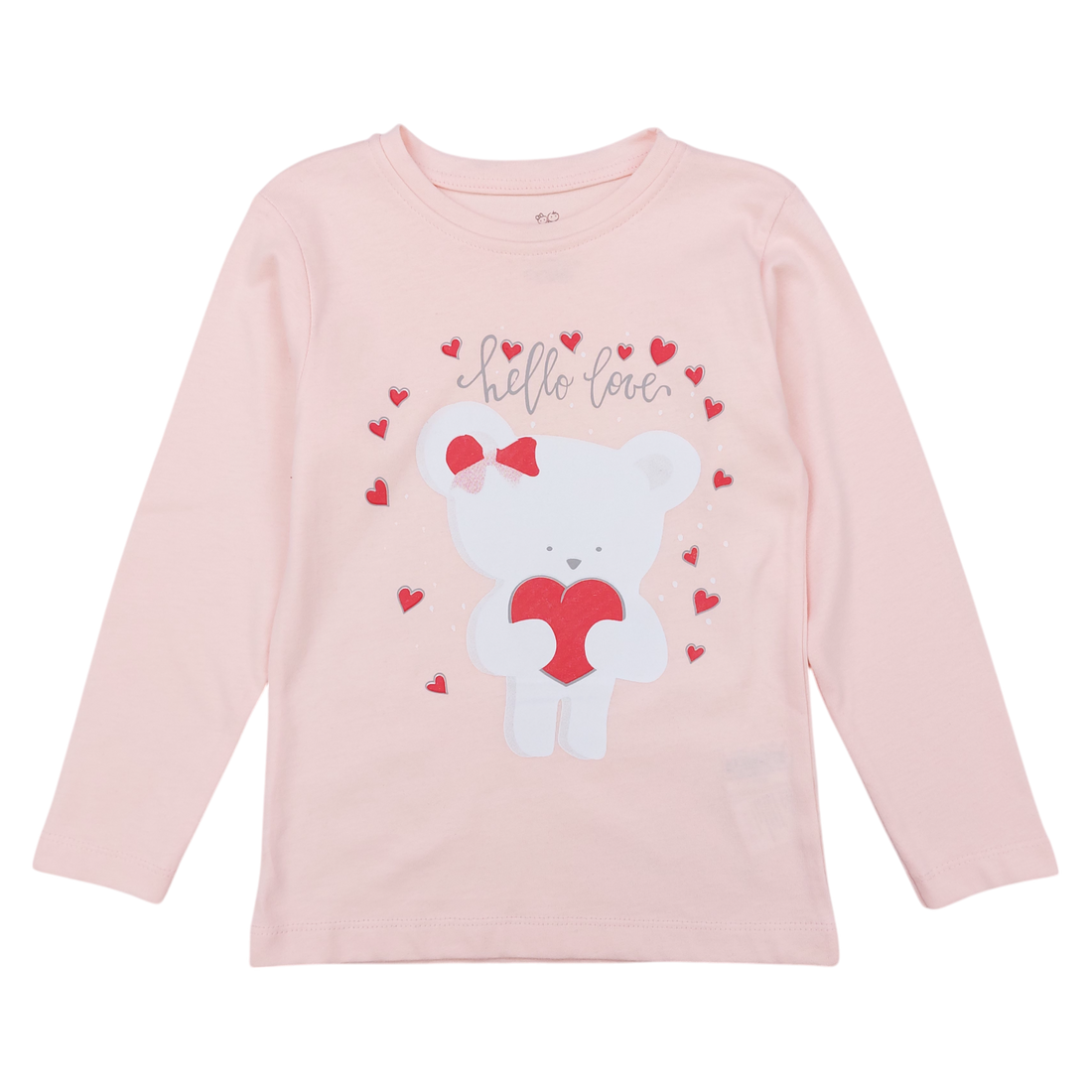 Teddybär-Schlafanzug für Mädchen, Aprikose, Vitmo 6582-271124-33