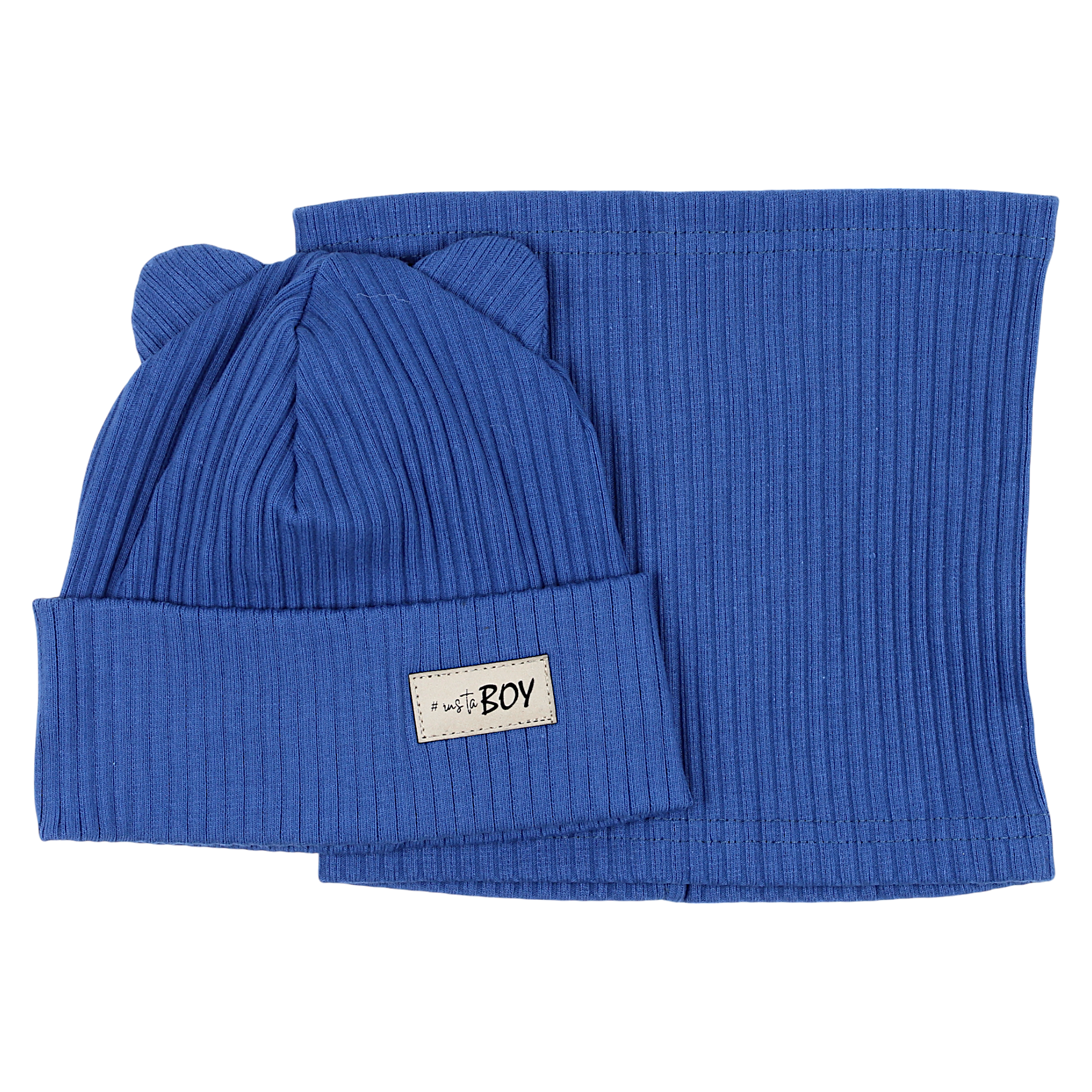 Jungen-Mützen- und Schal-Set, Jeans Guliwerkids 2032-17-14325-26