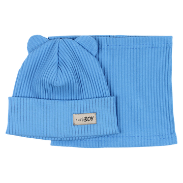 Jungen-Mütze- und Schal-Set, marine Guliwerkids 2032-17-14325-34
