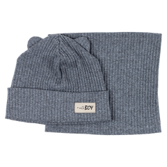 Jungen-Mützen- und Schal-Set, grau Guliwerkids 2032-17-14325-42