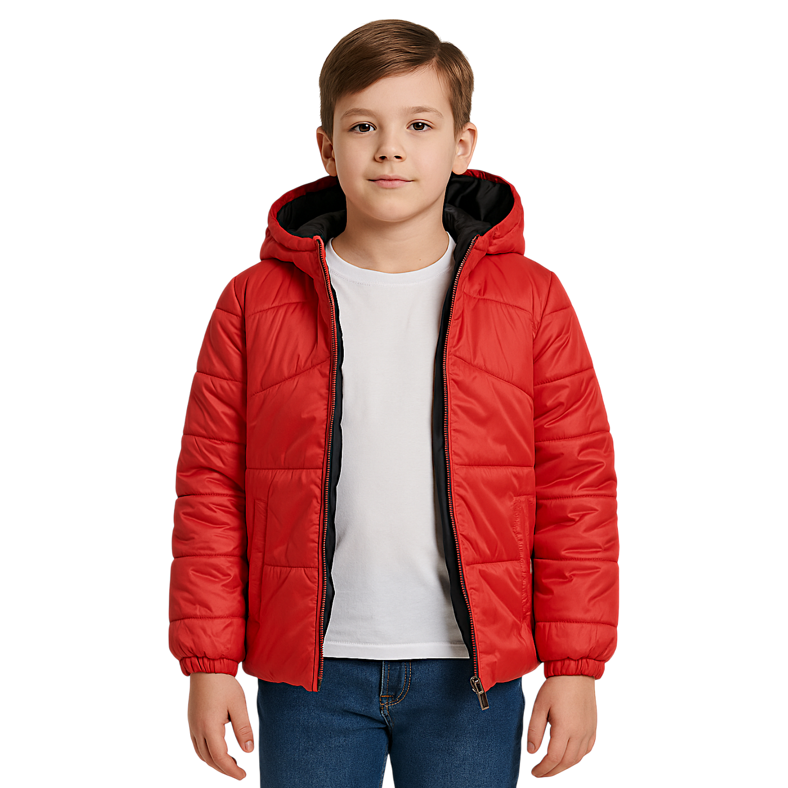 Jungen Stepp Übergangsjacke rot F26 2034-17-14325-18