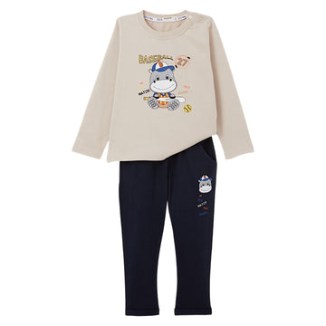 Beiges Baseball-Set für Jungen Breeze 20812-5325-1