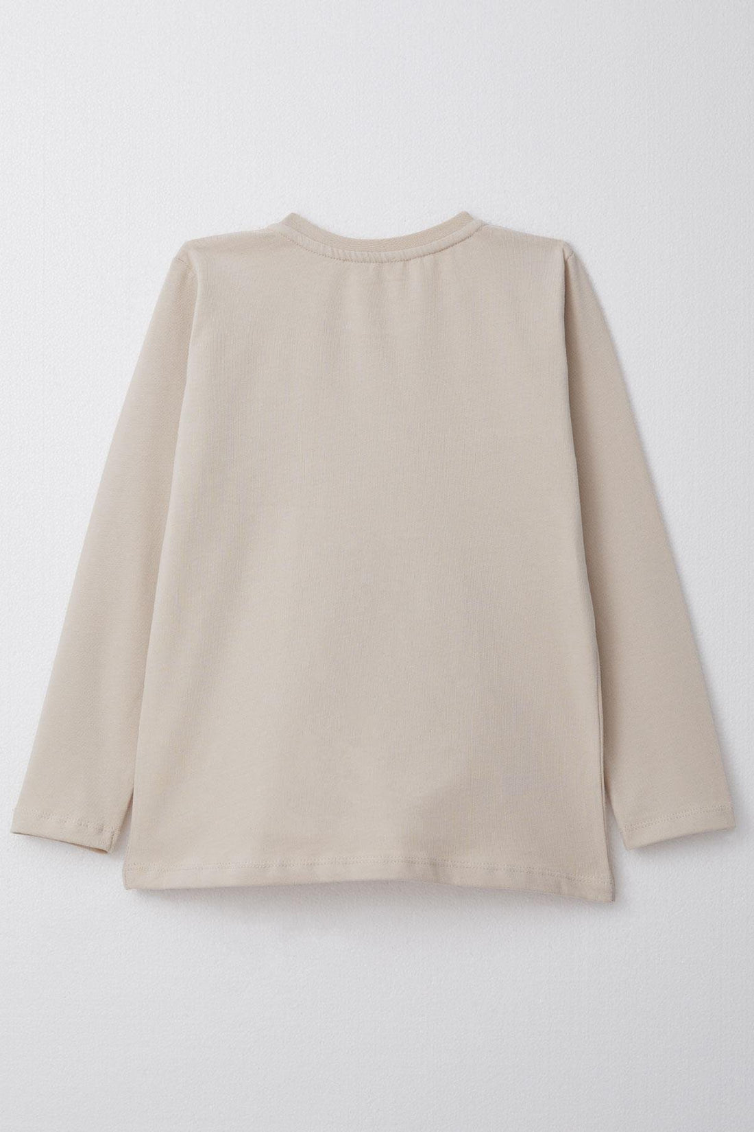 Beige Jungenbluse mit Tasche, Modell Breeze 20813-12925