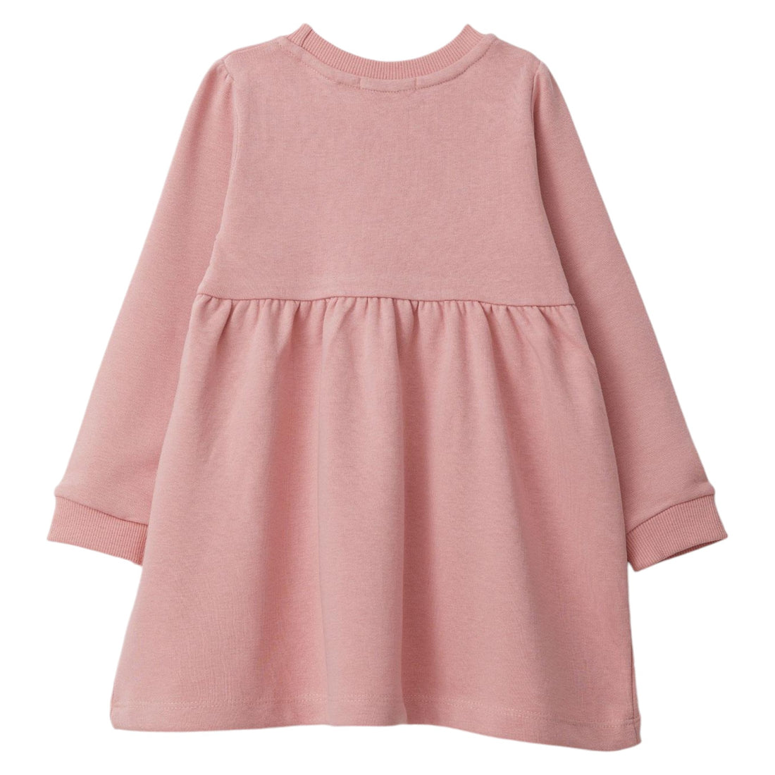 Lilafarbenes Mädchenkleid aus Baumwolle mit Herzmuster Breeze 20837-30924