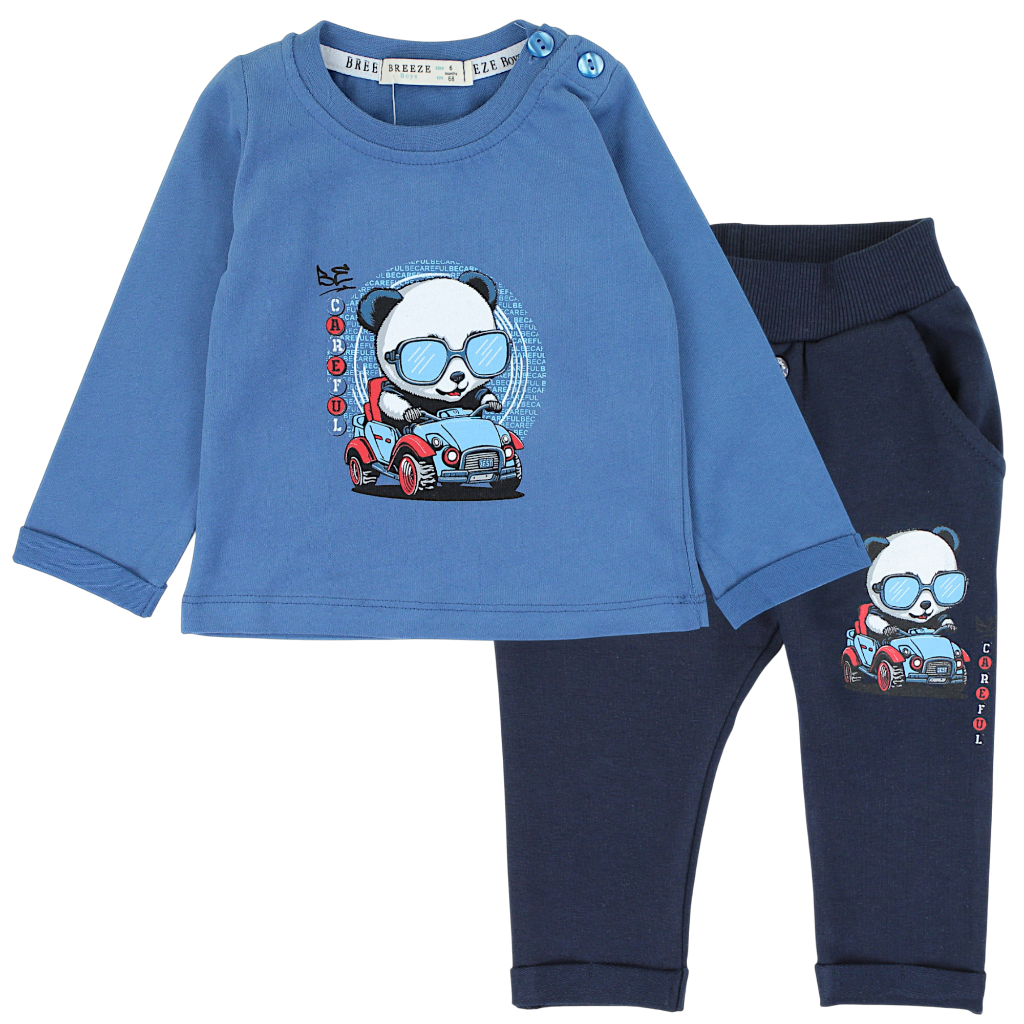 Jungen-Panda-Jeans-Set Breeze 21041-5325-26