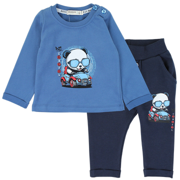 Jungen-Panda-Jeans-Set Breeze 21041-5325-26