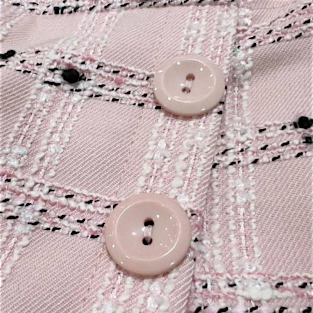 Mädchen-Set aus Blazer und Rock-Shorts, Puderrosa, Breeze 21367-5325-39