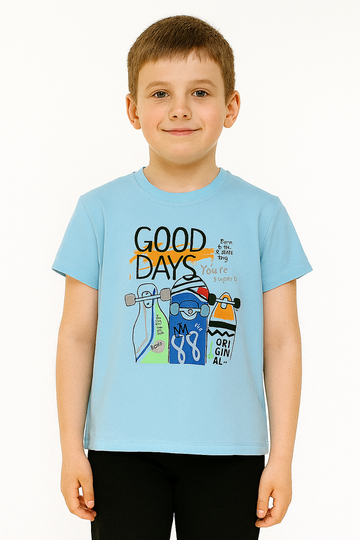 Good Days Jungen T-Shirt Blue Breeze 21473-9725-35