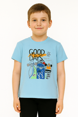 Good Days Jungen T-Shirt Blue Breeze 21473-9725-35