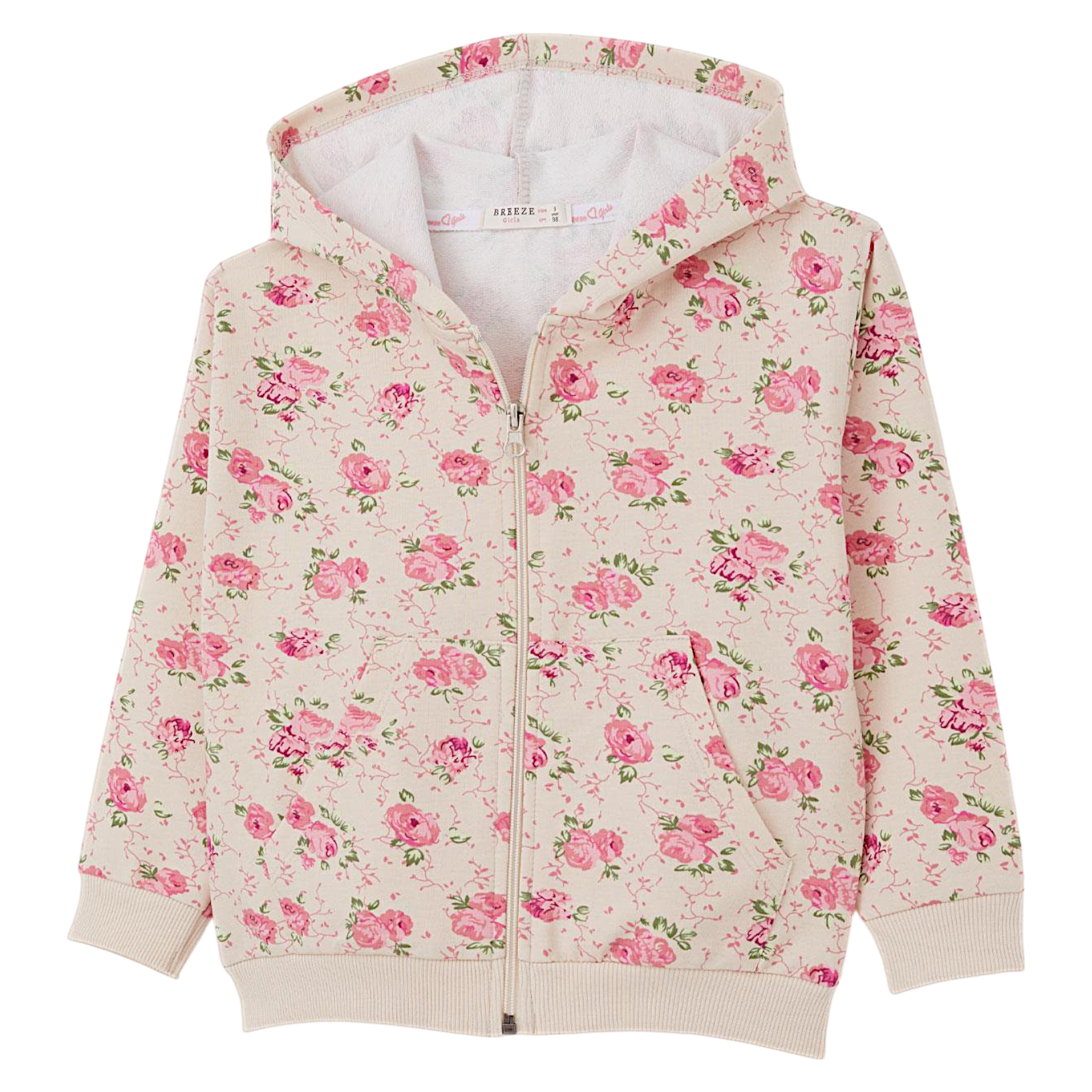 Mädchen-Sweatshirt in Rosa Beige Breeze 21531-14425