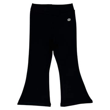 Elegante schwarze Schlaghose für Mädchen, schwarz Breeze 21535-14425