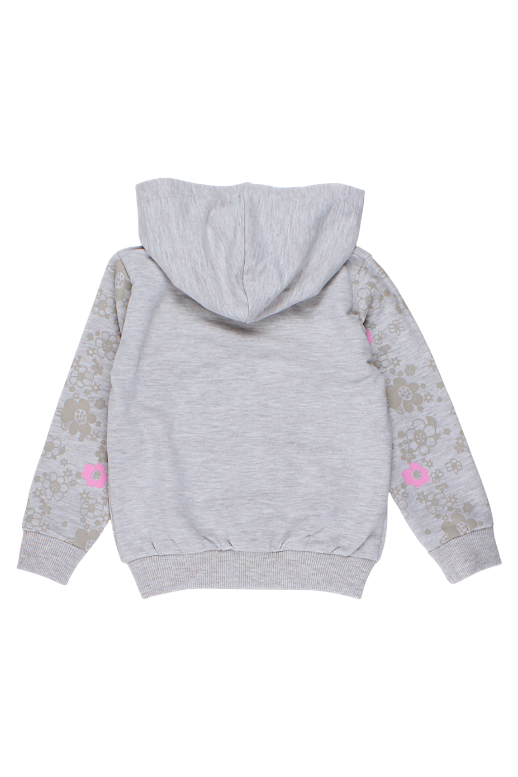 Beigefarbenes Mädchen-Sweatshirt mit Reißverschluss Breeze 21841-20825-1