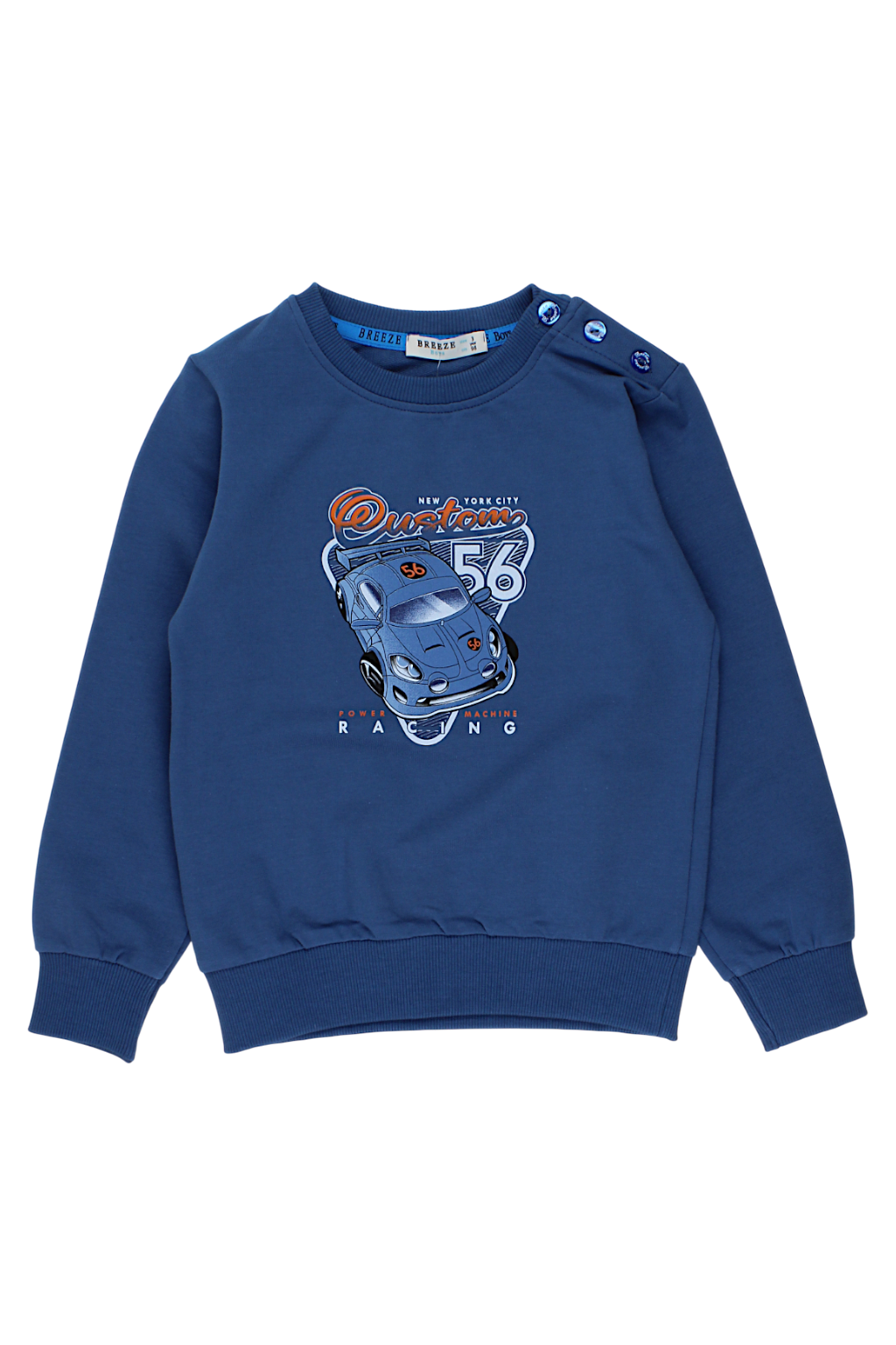 Power Machine Sweatshirt für Jungen, Blau, Breeze, 22124-12925