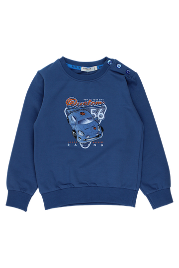 Power Machine Sweatshirt für Jungen, Blau, Breeze, 22124-12925