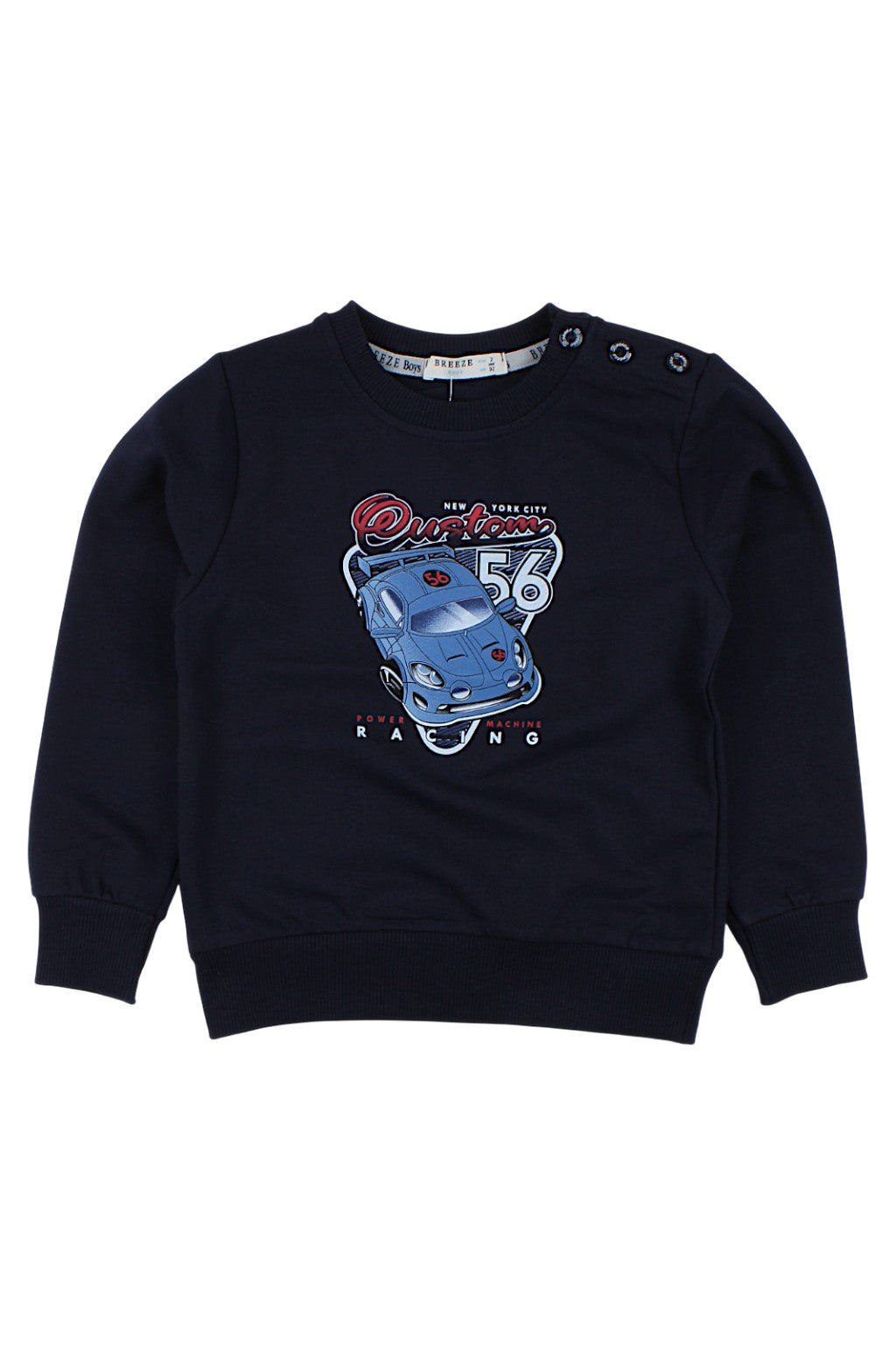 Jungen-Sweatshirt „Power Machine“ in Marineblau, Modell Breeze 22124-291025