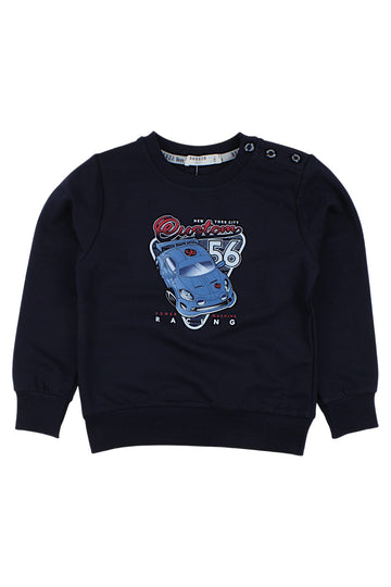 Jungen-Sweatshirt „Power Machine“ in Marineblau, Modell Breeze 22124-291025