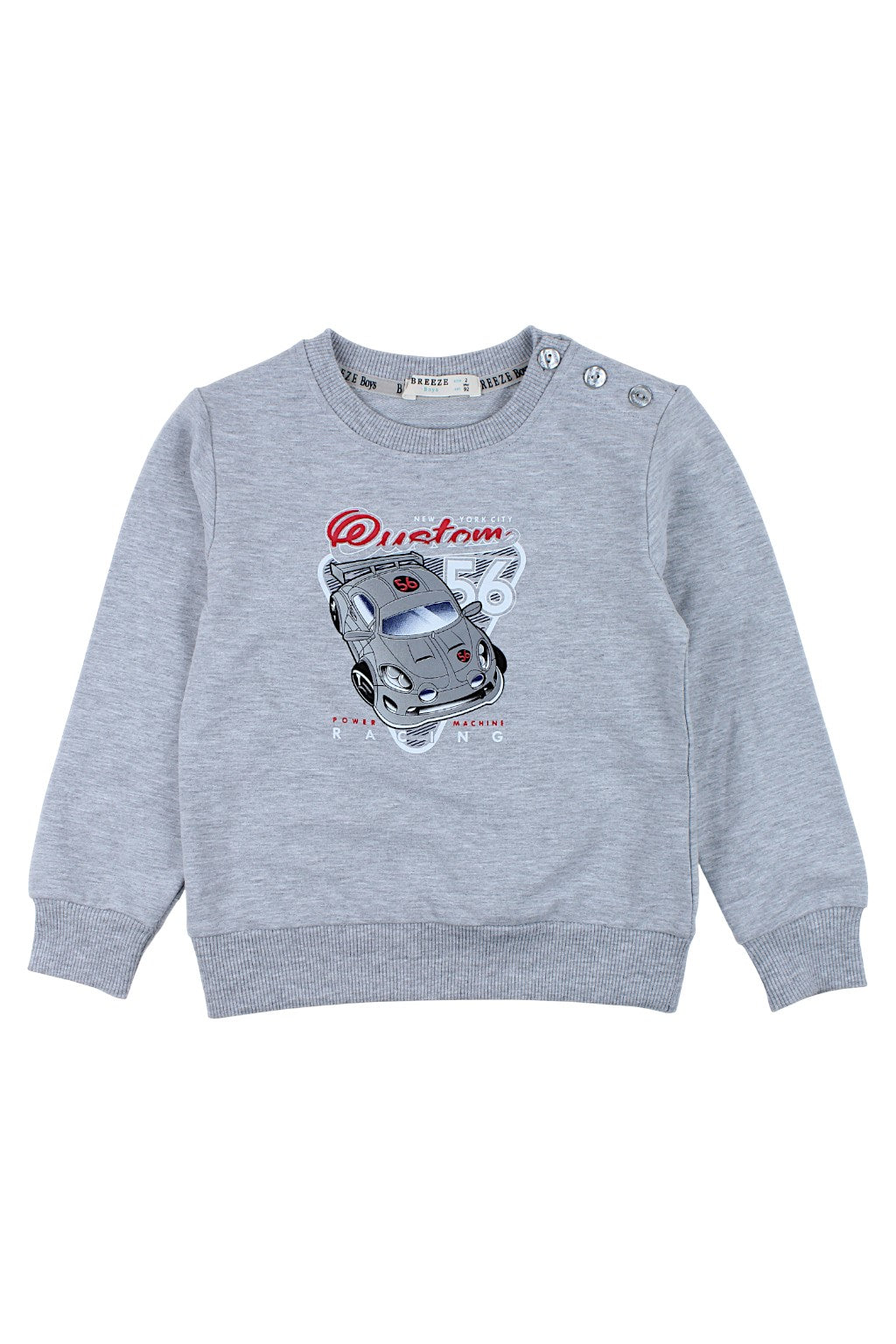 Jungen-Sweatshirt POWER Machine Ash Breeze 22124-291025-37