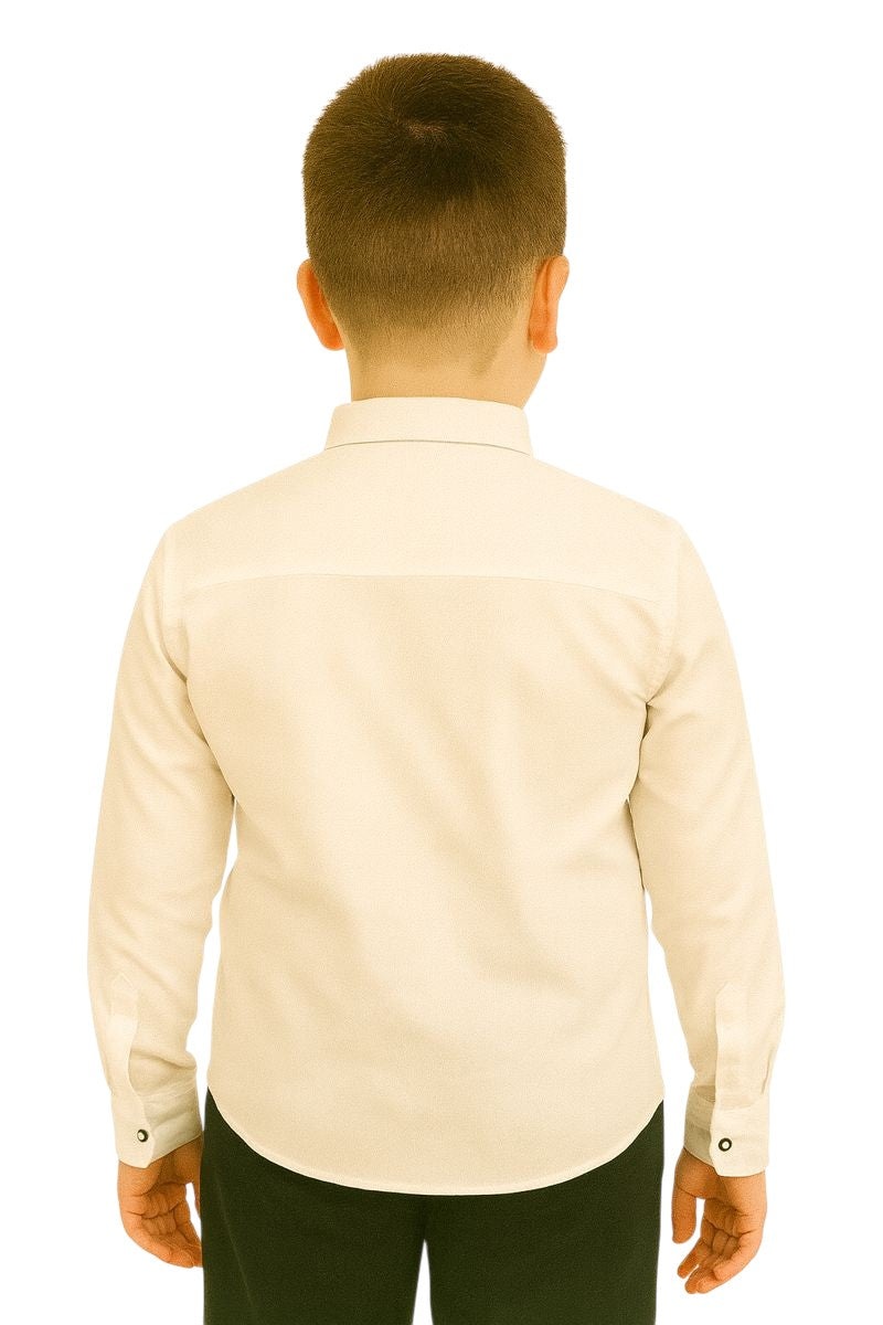 Koszula wizytowa stójka chłopięca biały Kada 2327-111225