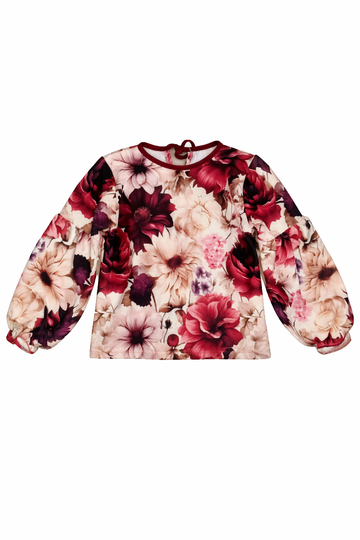 Bluzka dziewczęca bordowa Guliwerkids 2339-111225