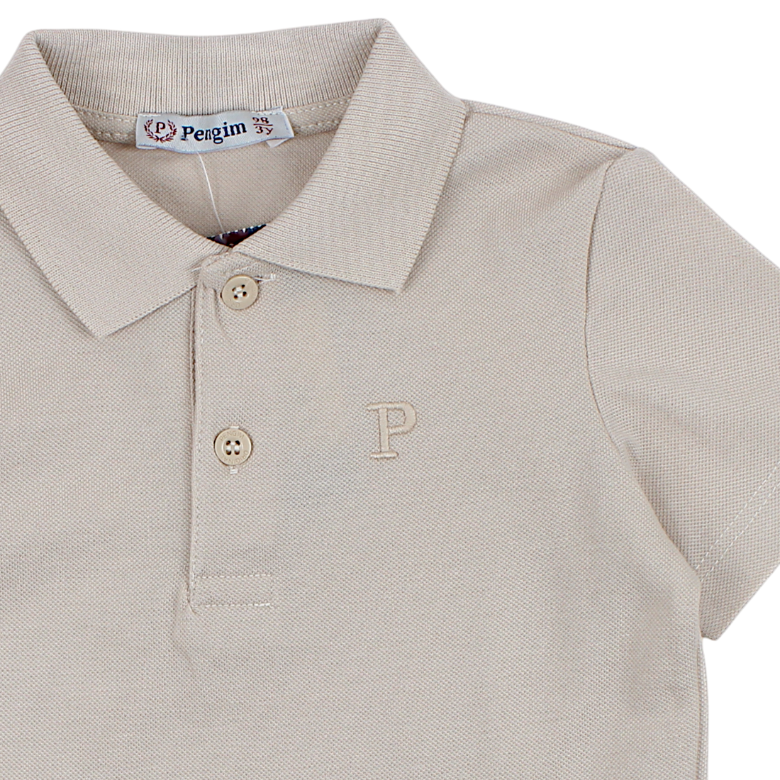 Beiges Poloshirt für Jungen Lacosta Pengim 2365-14425