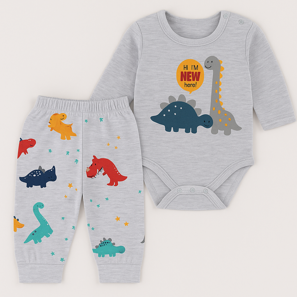Baby Jungen Asche Body Set Nayinom 2411-16525-37