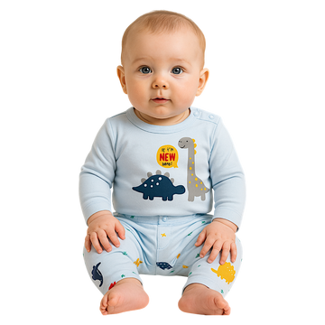 Blaues Body-Set für Babys, Jungen, Nayinom 2411-16525
