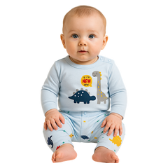 Blaues Body-Set für Babys, Jungen, Nayinom 2411-16525