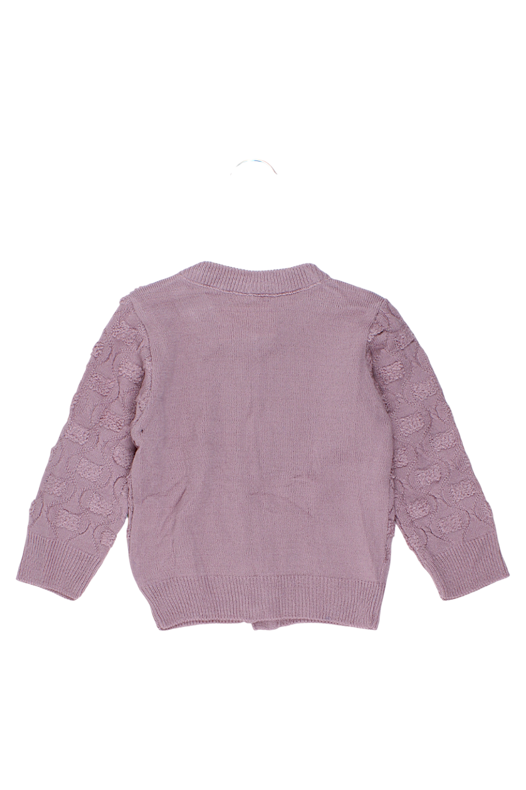 Mädchenstrickjacke, meliert, Angoragold, 2420-11925