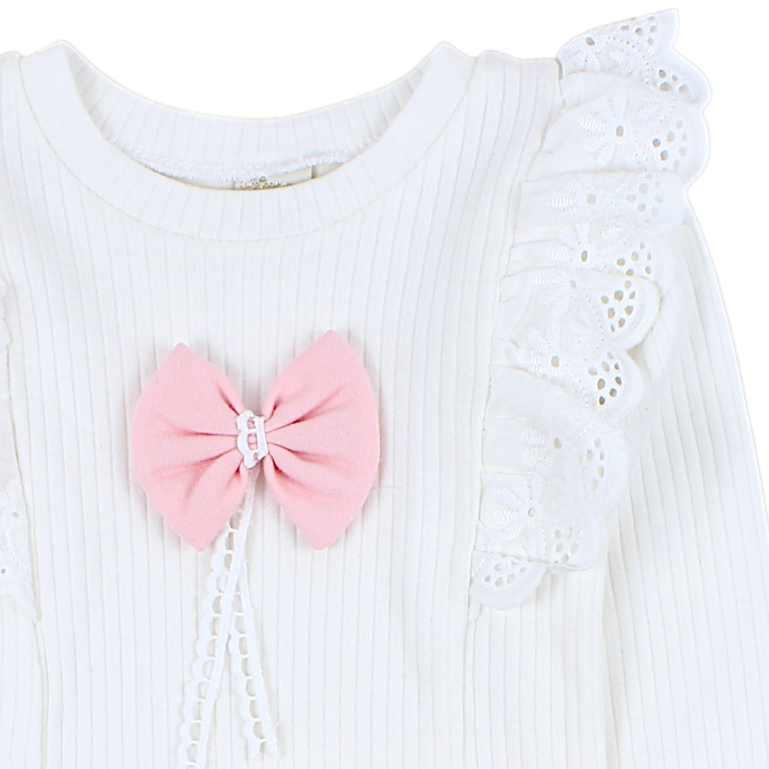 Cremefarbenes Furay Mädchen-Set 2422-15425-28