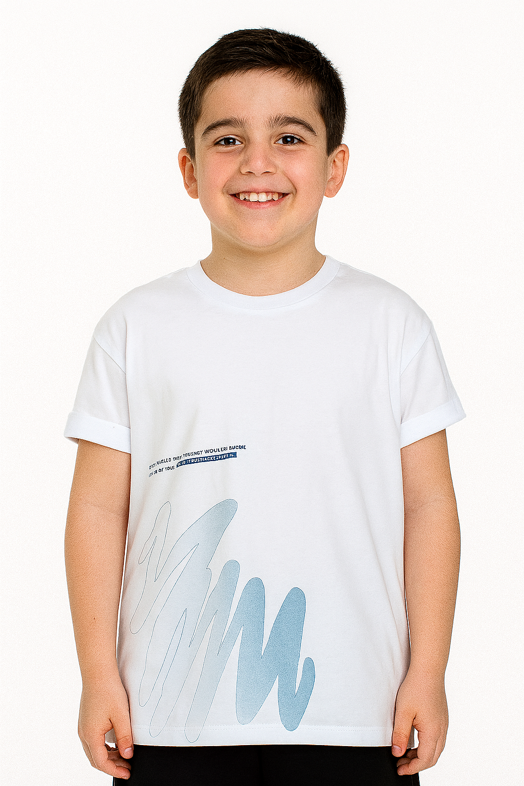 Jungen T-Shirt Zickzack blau TonToy 24502-9725