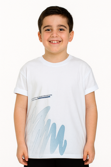 Jungen T-Shirt Zickzack blau TonToy 24502-9725