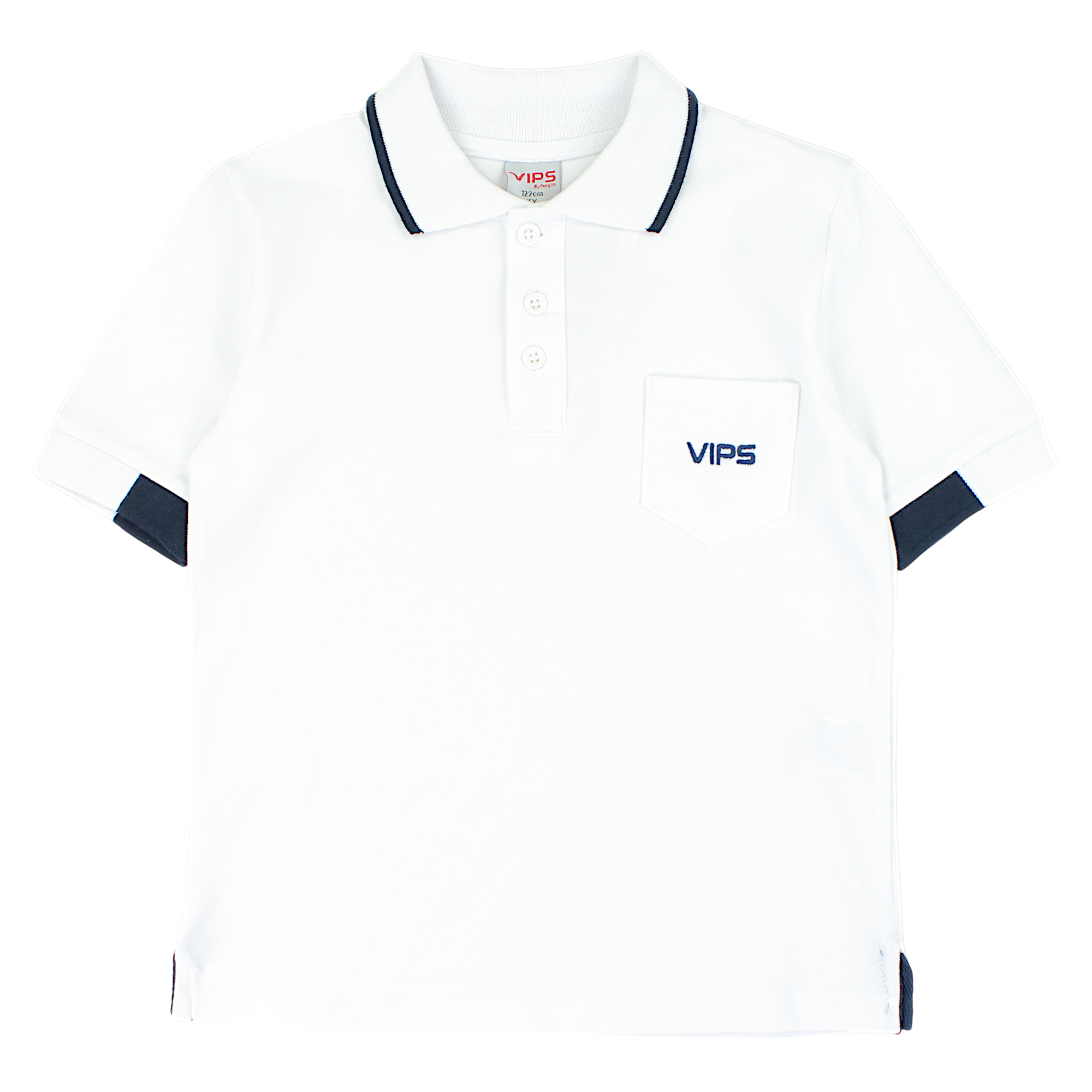Vips Jungen Poloshirt Weiß Pengim 245721-5325-3