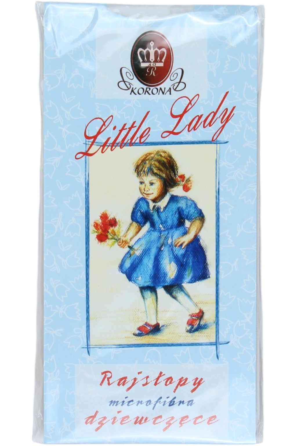 Mädchen Mikrofaserstrumpfhose Weiß Korona 2468-30525-3