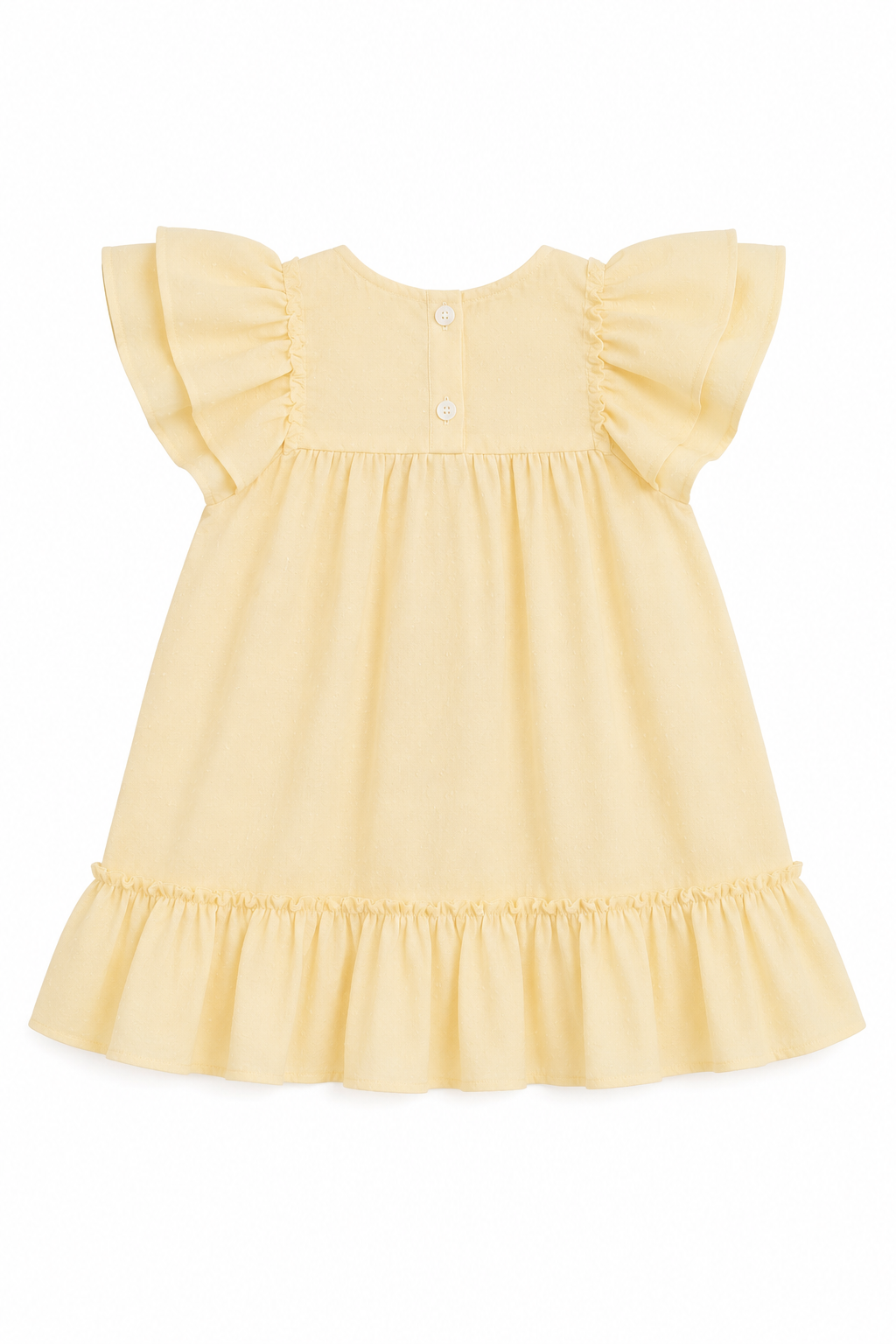 Sukienka boho dziewczęca wanilia Bebedex 273-28426