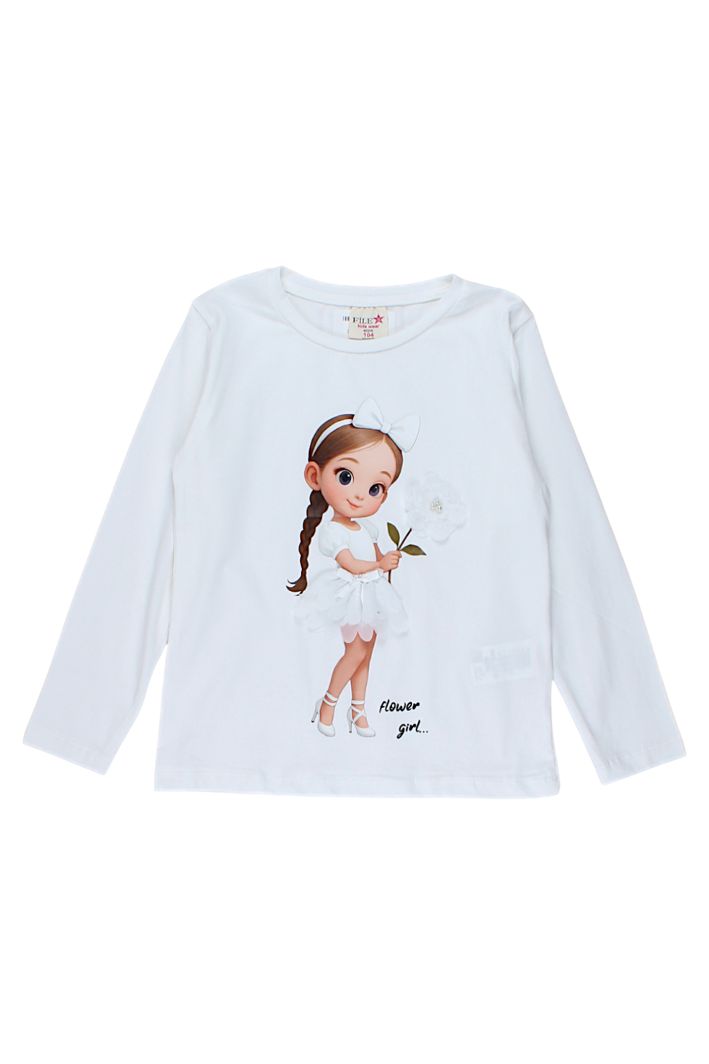 Mädchenbluse in Creme, Aktenzeichen 2797-16925