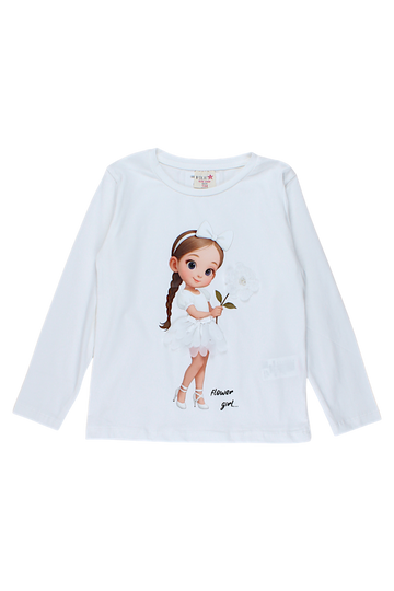 Mädchenbluse in Creme, Aktenzeichen 2797-16925