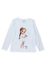 Mädchenbluse in Creme, Aktenzeichen 2797-16925