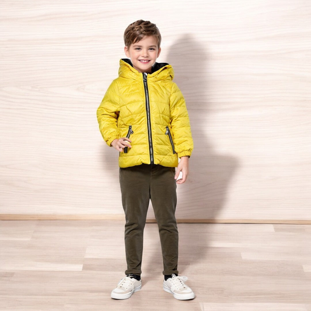 Jungen Stepp-Übergangsjacke gelb F26 2035-17-14325-50