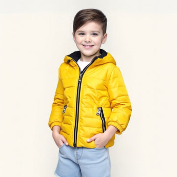 Jungen Stepp-Übergangsjacke gelb F26 2035-17-14325-50
