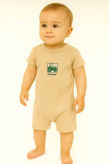 Traktorrampen für Jungen beige Pokipo 3013-5625-1