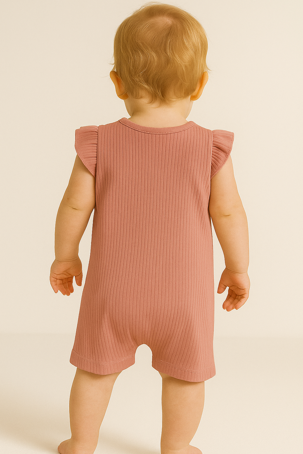 Erdbeer-Strampler für Mädchen, dunkelrosa Pokipo 3022-5625-10