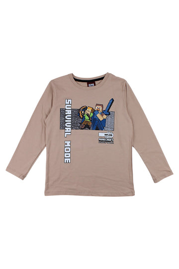 Jungen-Überlebensbluse beige Enes 30341-6825-1