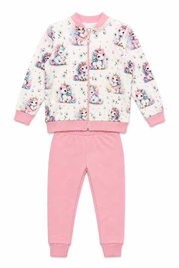 Dres jednorożec dziewczęcy różowy Guliwerkids 3128-22426