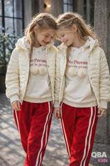 Kurtka bomberka dziewczęca wanilia Qbakids 3156-25226