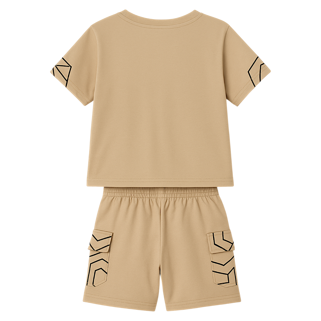 Beiges Mädchen-Sportset Myron Kids 3173-30525